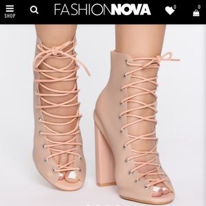 NIB Fashion nova booties  MAKE ME AN OFFER